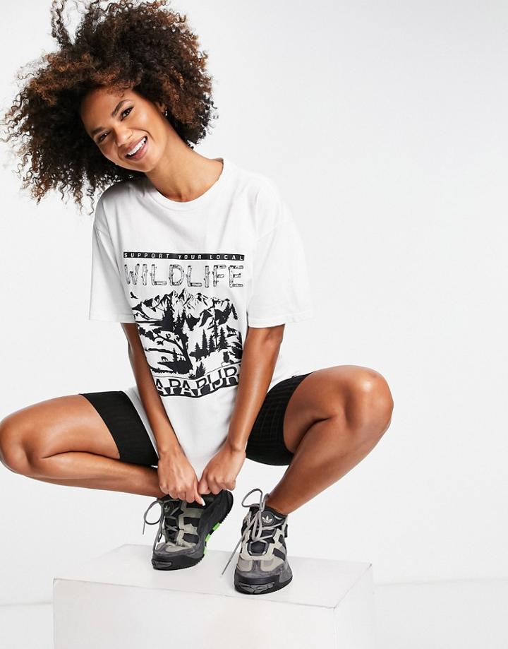 Napapijri Latemar T-shirt In White