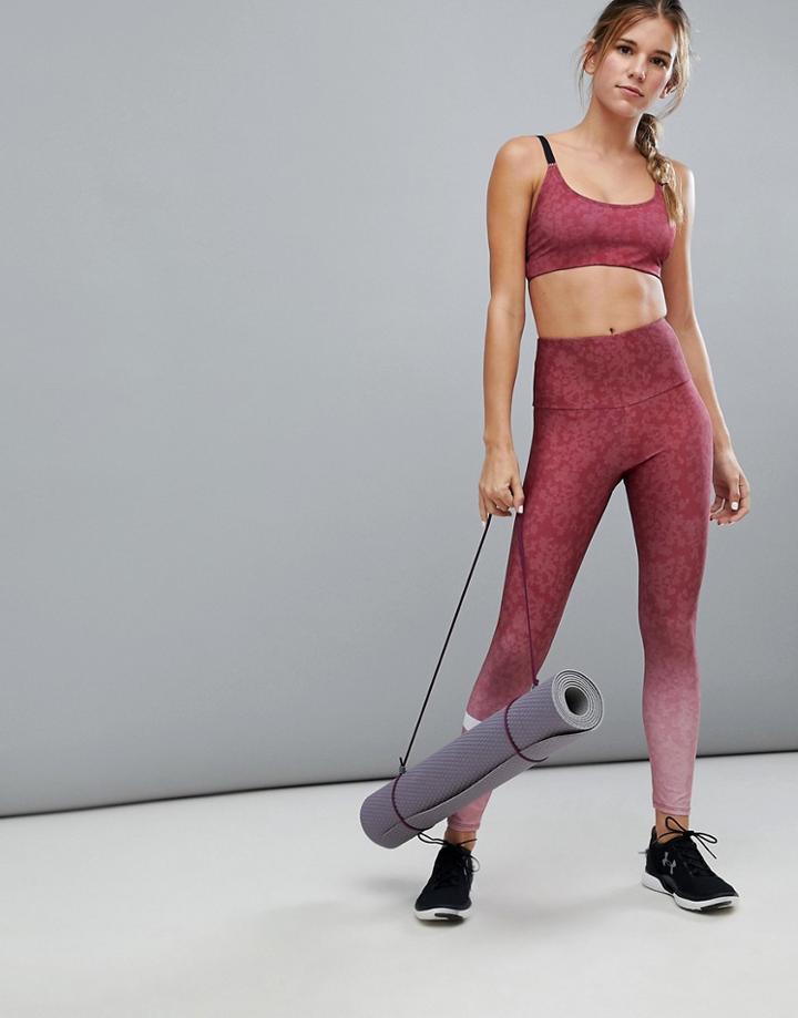 Onzie Hi-rise Graphic Crop Leggings - Pink