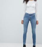 Weekday Saturday Low Waist Skinny Jeans-blue