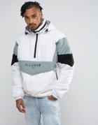 Illusive London Overhead Puffer Jacket In White - White