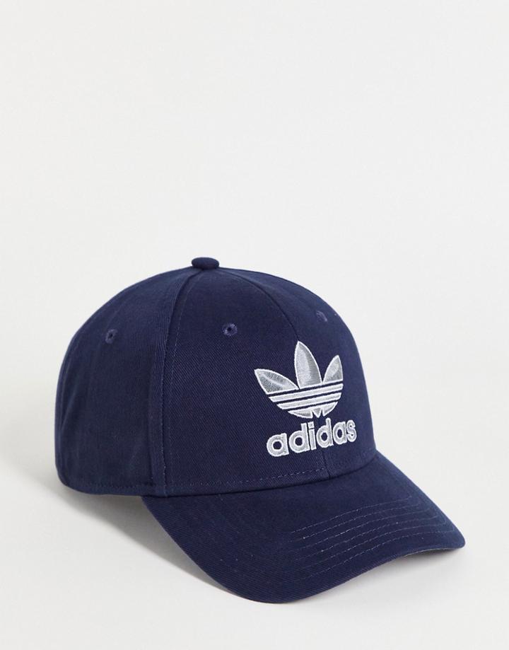 Adidas Originals Icon Snapback Cap In Collegiate Navy