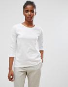 B.young 3/4 Sleeve Top - White