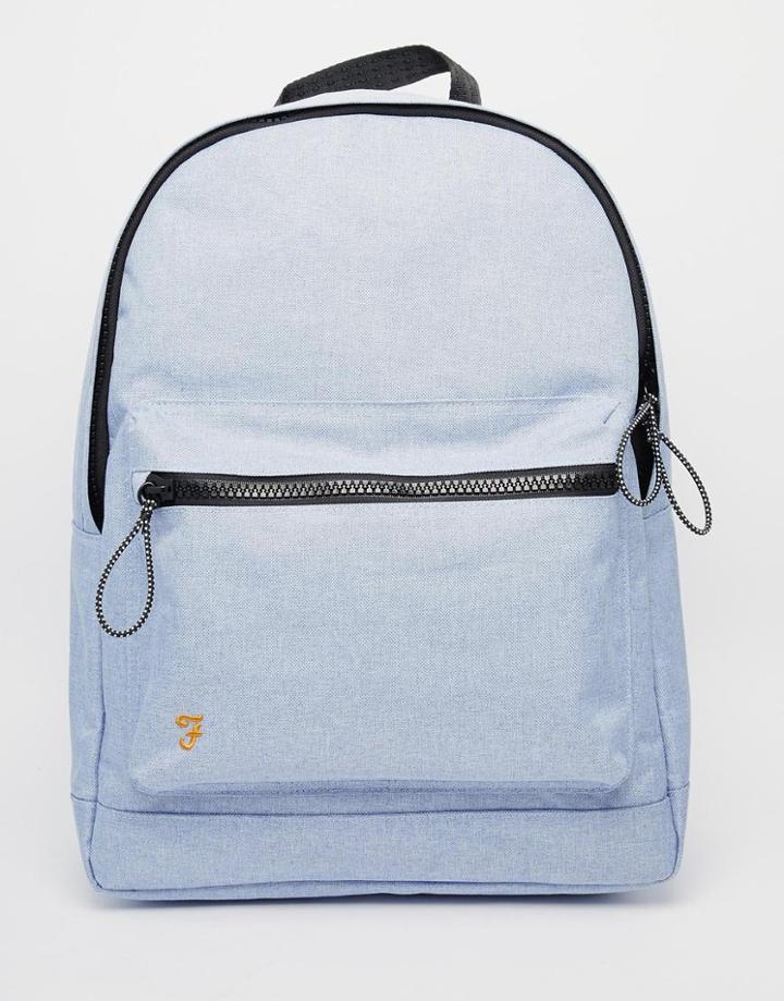 Farah Corwin Marl Backpack - Blue