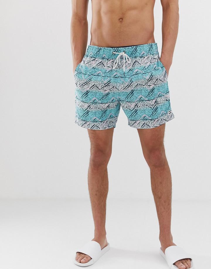 Billabong Sunday Pigment Lb Board Shorts In Blue