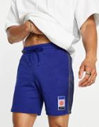 Puma Decor8 Logo Shorts In Navy