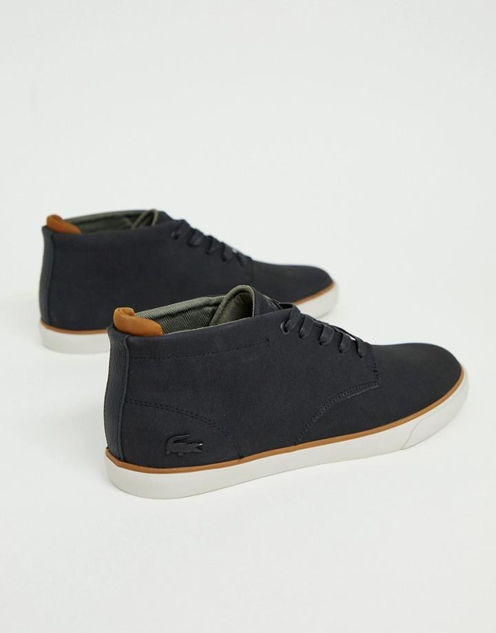Lacoste Esparre Winter C 318 3 Chukka Boots In Black