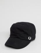 Fred Perry Pique Drivers Cap - Black