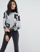 Cheap Monday Tips Knit Sweater - Gray