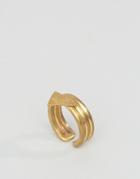 Made Triangle Layered Ring - Gold