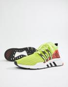 Adidas Originals Eqt Support Mid Adv Sneakers In Green B37436 - Green