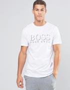 Boss By Hugo Boss Logo T-shirt In Regular Fit - White