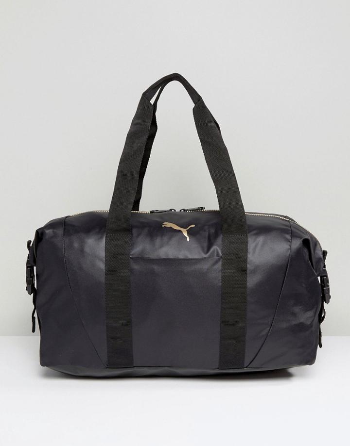 Puma Fit At Workout Bag Gold - Black