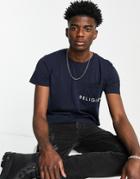 Religion Logo Pocket T-shirt In Navy