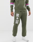 Converse One Star Sweatpants In Green