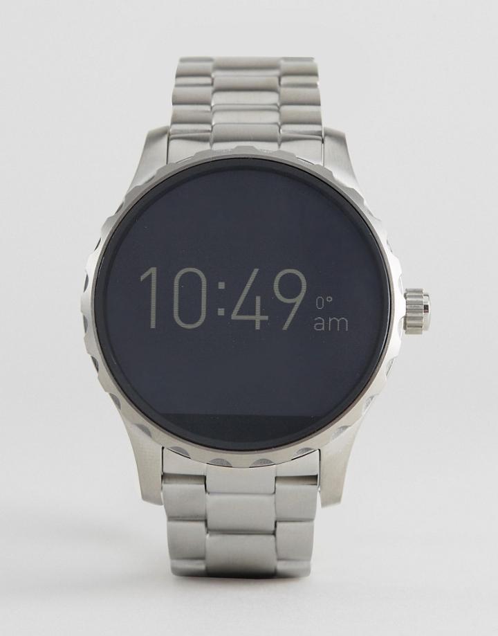 Fossil Marshal Bracelet Smart Watch In Silver - Silver