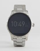 Fossil Marshal Bracelet Smart Watch In Silver - Silver
