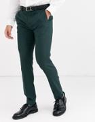 Jack & Jones Premium Slim Fit Suit Pants In Green
