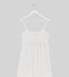 Asos Design Embellished Scuba Pearl Feather Midi Dress In Pink-white