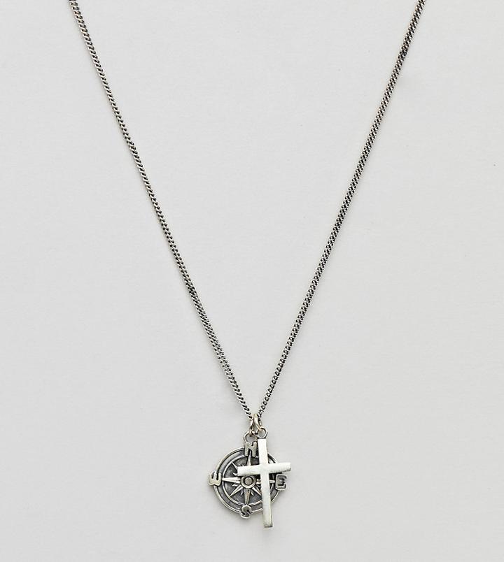 Serge Denimes Direction Necklace In Sterling Silver - Silver