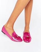 Asos Mortal Tassle Loafers - Pink