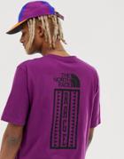 The North Face Half Dome Heavyweight T-shirt In Purple - Purple