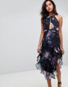 The Jetset Diaries Peony Midi Dress - Multi