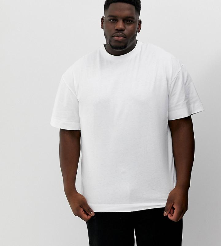 Collusion Plus T-shirt In White