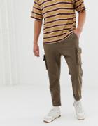 Pull & Bear Join Life Cargo Chino In Brown - Brown