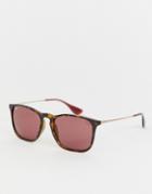 Ray-ban 0rb4187 Square Sunglasses-brown
