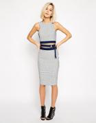 Lavish Alice Pencil Skirt In Polka Dot - Multi