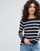 Only Stripe Knit Sweater - Multi