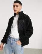 Deus Ex Machina Mackay Sherpa Fleece Jacket In Black
