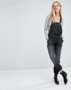 Lee Straight Denim Overalls - Black