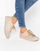 Blink Lace Up Sneaker Sneakers - Nude