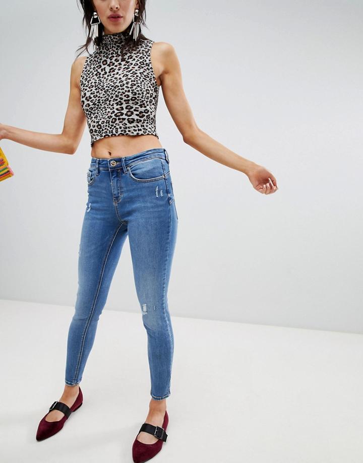 Stradivarius Body Shape Jean - Blue