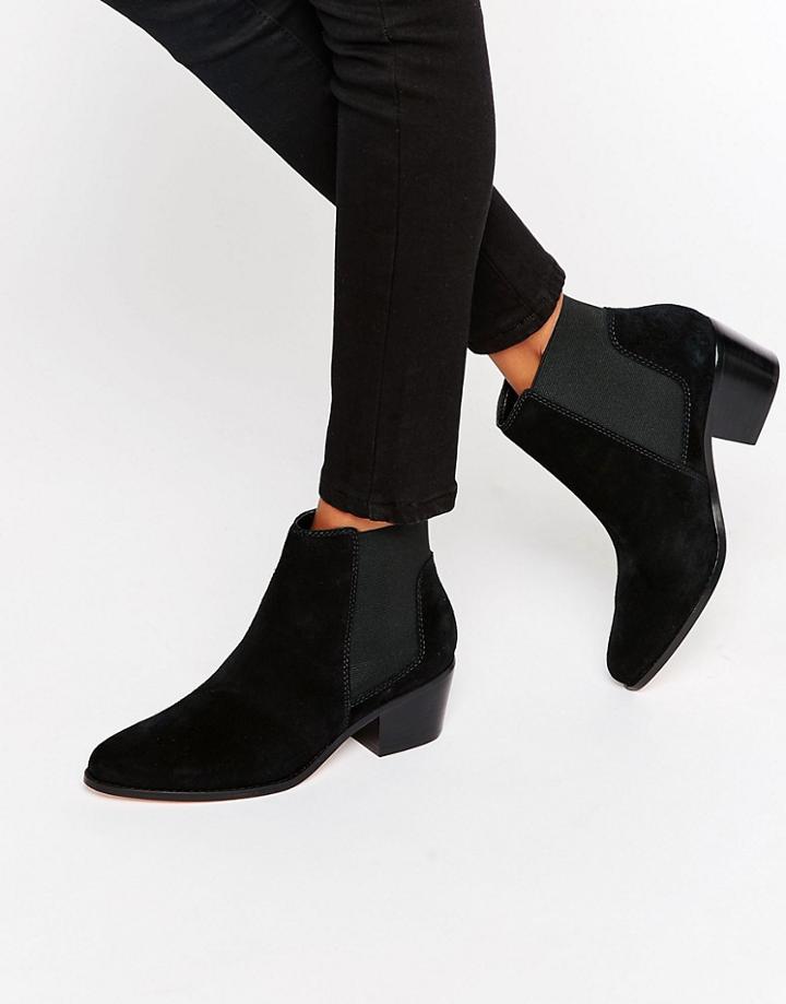 Miss Kg Spider Suede Chelsea Boots - Black
