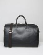 Sandqvist Ingrid Leather Carryall In Black - Black