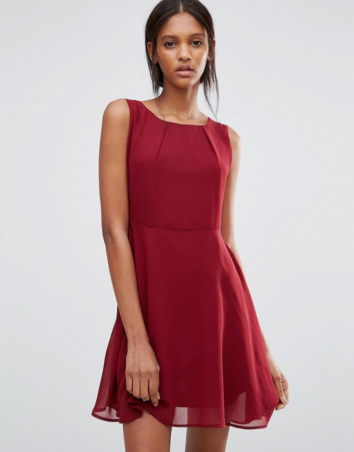 Jasmine Skater Dress - Red