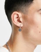 Icon Brand Star Stud And Hoop Earrings Set In Silver