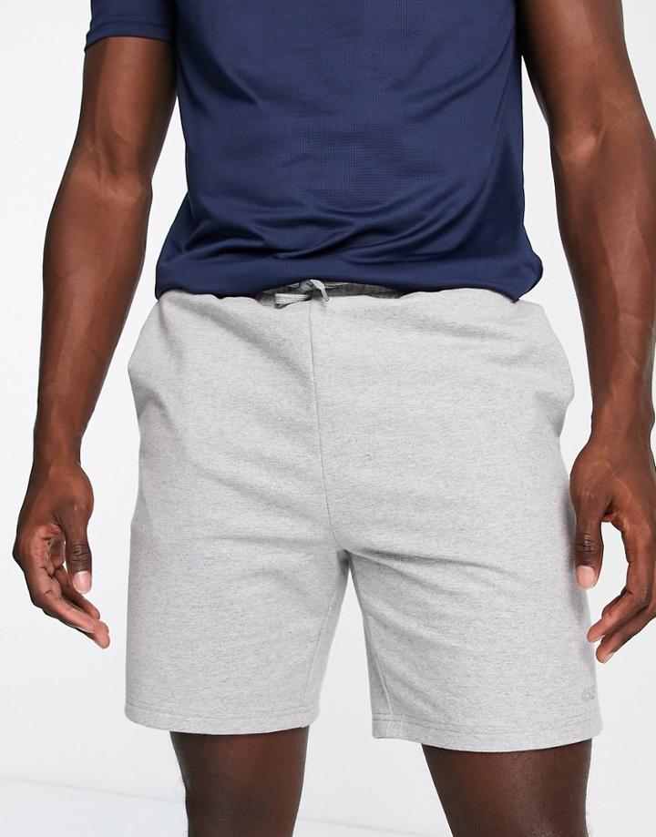 Asos 4505 Icon Training Sweat Shorts With Quick Dry In Gray Heather