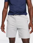 Asos 4505 Icon Training Sweat Shorts With Quick Dry In Gray Heather