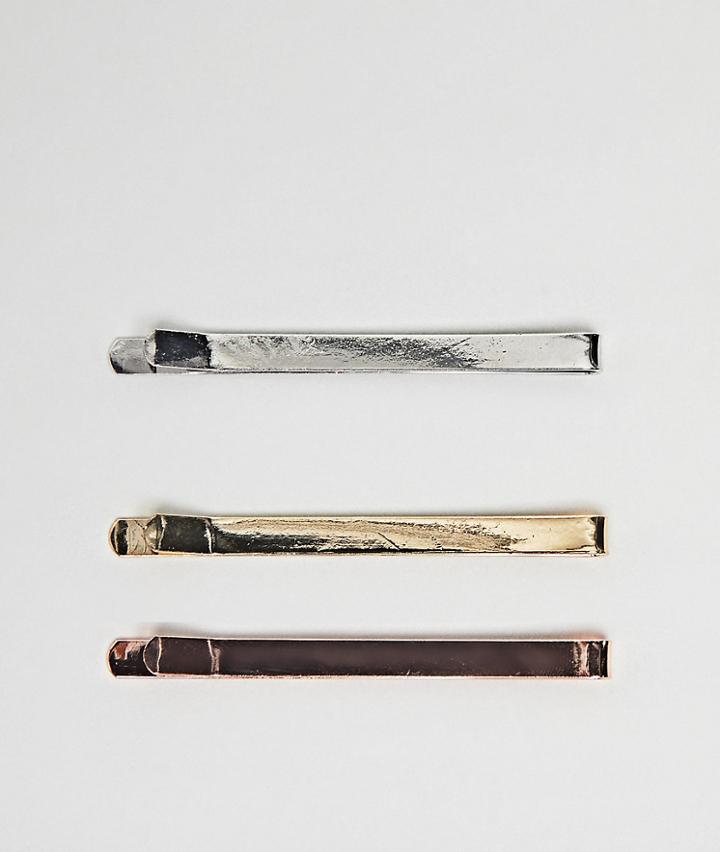 Orelia Metal Hair Slide - Multi