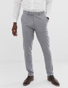 Asos Design Skinny Suit Pants In Mid Gray - Gray