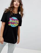 Asos Design T-shirt With Biggie Smalls Print In Black - Black