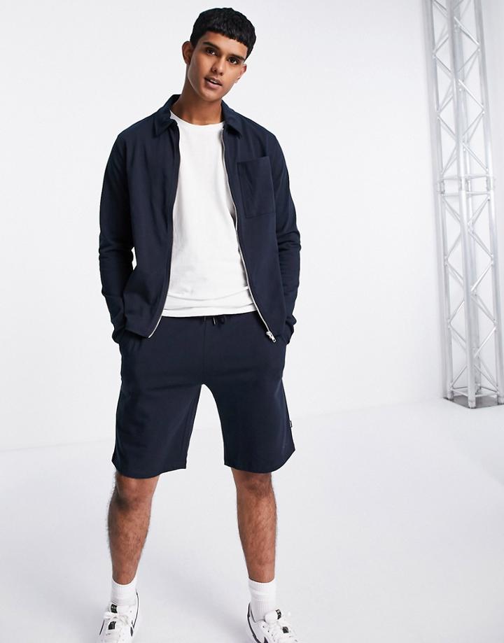 Jack & Jones Premium Jersey Short In Navy - Part Of A Set