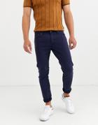 Jack & Jones Slim Fit Jeans In Blue-navy