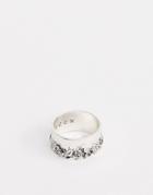 Icon Brand Silver Band Ring - Silver
