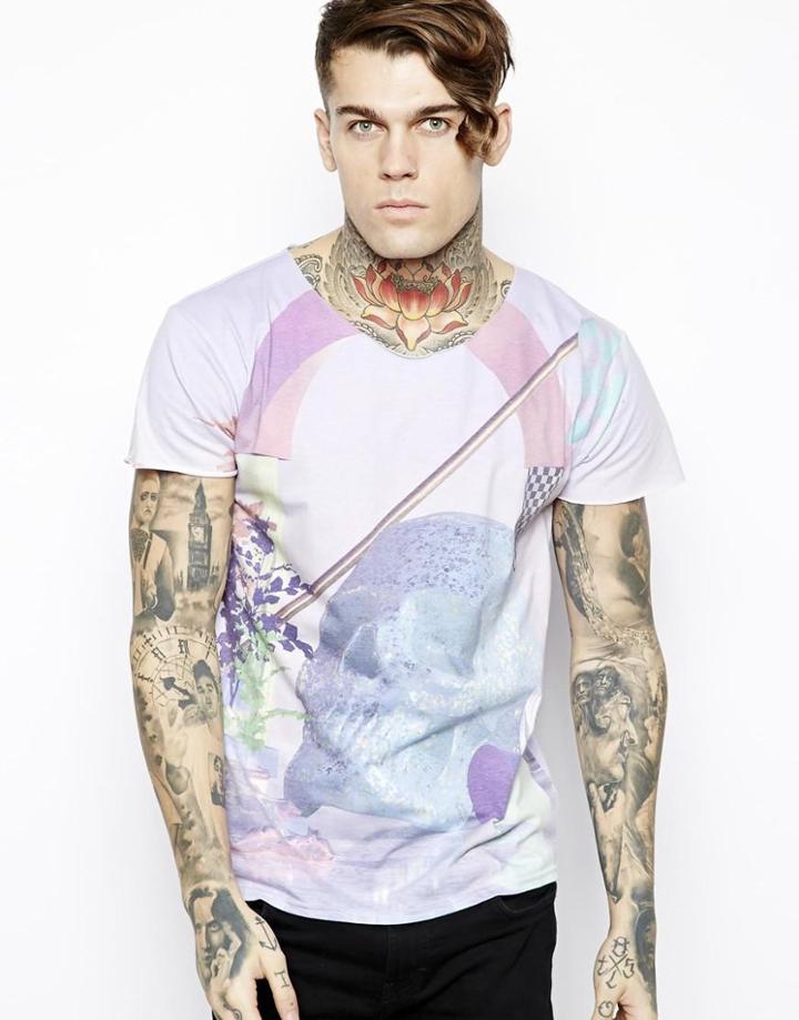 Sixpack France T-shirt With Riddle Skull