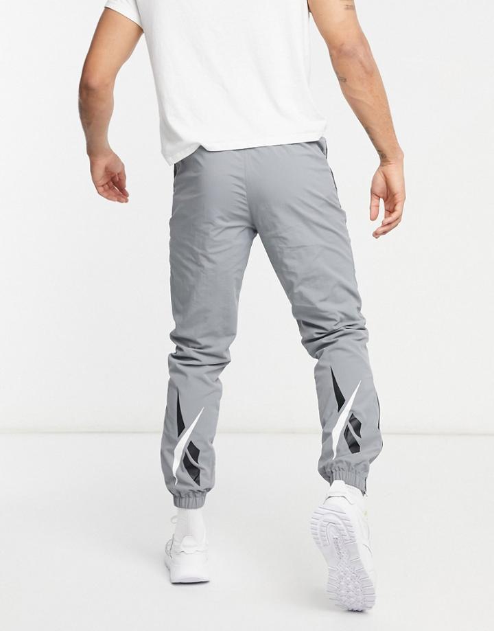 Reebok Classics Vector Track Pants In Gray-grey