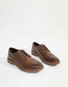 Base London Rothko Brogues In Brown - Brown